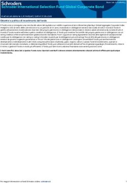 Obiettivi e politica di investimento del fondo - Schroders