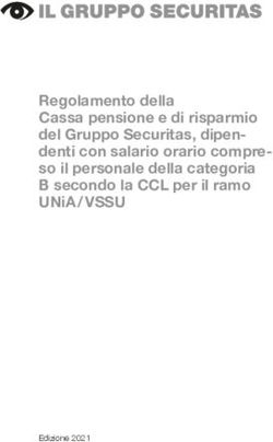 Regolamento della Cassa pensione e di risparmio del Gruppo Securitas, dipen-denti con salario orario compre- so il personale della categoria B ...