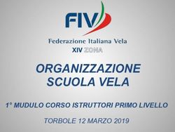 ORGANIZZAZIONE SCUOLA VELA - 1 MUDULO CORSO ISTRUTTORI PRIMO LIVELLO TORBOLE 12 MARZO 2019 - Formazione XIV Zona FIV