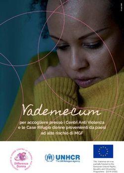 Per accogliere presso i Centri Anti Violenza e le Case Rifugio donne provenienti da paesi ad alto rischio di MGF - This Vademecum was partially ...