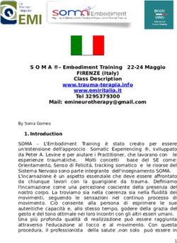 Embodiment Training 22-24 Maggio www.trauma-terapia.info - EMI Italy