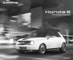 Prezzi-Equipaggiamenti-Dati tecnici - Gennaio 2021