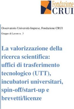 La valorizzazione della ricerca scientifica: uffici di trasferimento tecnologico (UTT), incubatori universitari, spin-off/start-up e ...