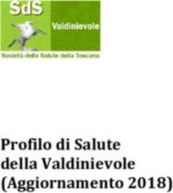 Profilo di Salute della Valdinievole (Aggiornamento 2018) - Società della Salute Valdinievole