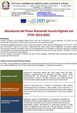 Attuazione del Piano Nazionale Scuola Digitale nel - PTOF 2019-2022