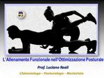 Programma formativo anno 2016 - Edizione con crediti formativi ECP - Settore Posturologia Funzionale e Fitness - Csen