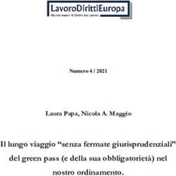 Il lungo viaggio "senza fermate giurisprudenziali" del green pass (e della sua obbligatoriet&agrave;) nel nostro ordinamento - Laura Papa, Nicola A. Maggio