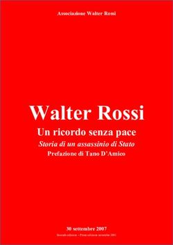 Walter Rossi Un ricordo senza pace - Storia di un assassinio di Stato - Fondazione La Rossa Primavera
