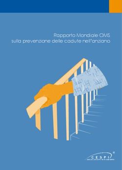 Rapporto Mondiale OMS sulla prevenzione delle cadute nell'anziano - AGEING AND LIFE COURSE, FAMILY AND COMMUNITY HEALTH