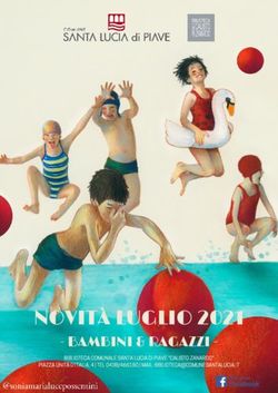 NOVITÀ LUGLIO 2021 - BAMBINI & RAGAZZI - Comune di Santa Lucia di Piave