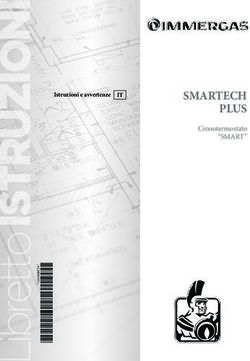 SMARTECH PLUS Cronotermostato "SMART" - IT - Immergas