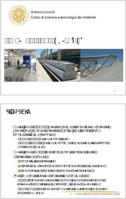 I materiali da costruzione - Antonio Licciulli Corso di scienza e tecnologia dei materiali - Università del Salento