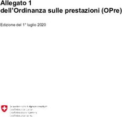 Dell'Ordinanza sulle prestazioni (OPre) - Edizione del 1 luglio 2020 - BAG