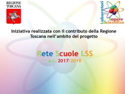 Rete Scuole LSS a.s. 2017/2018 - Iniziativa realizzata con il contributo della Regione - Toscana
