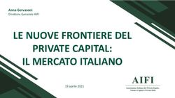 LE NUOVE FRONTIERE DEL PRIVATE CAPITAL: IL MERCATO ITALIANO - Anna Gervasoni Direttore Generale AIFI