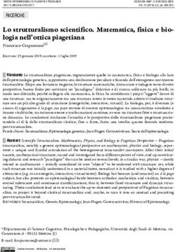 Lo strutturalismo scientifico. Matematica, fisica e bio-logia nell'ottica piagetiana - Rivista ...