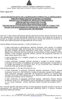 AVVISO DI INDAGINE ESPLORATIVA PER LA MANIFESTAZIONE DI INTERESSE TESA ALL'INDIVIDUAZIONE DI OPERATORI ECONOMICI QUALIFICATI DA INVITARE ALLA ...