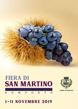 SAN MARTINO 1-11 novembre 2019 Comune di Bomporto