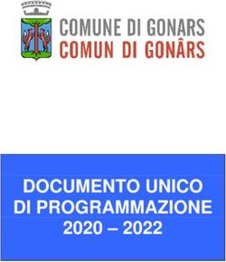DOCUMENTO UNICO DI PROGRAMMAZIONE