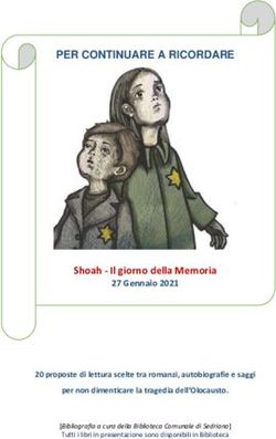 PER CONTINUARE A RICORDARE - Shoah - Il giorno della Memoria - Il giorno della ...