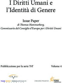 I Diritti Umani e l'Identit&agrave; di Genere - Issue Paper di Thomas Hammarberg, Commissario del Consiglio d'Europa per i Diritti Umani - Transrespect ...