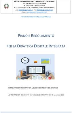 PIANO E REGOLAMENTO PER LA DIDATTICA DIGITALE INTEGRATA - 09 novembre 2020