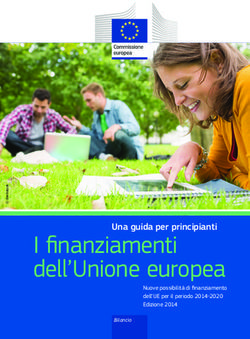 I finanziamenti dell'Unione europea - Una guida per principianti