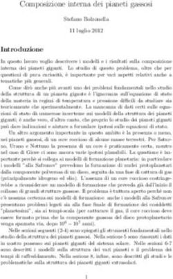 Composizione interna dei pianeti gassosi