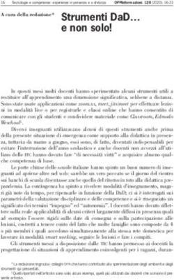 E NON SOLO! A CURA DELLA REDAZIONE* STRUMENTI DAD - OPPI