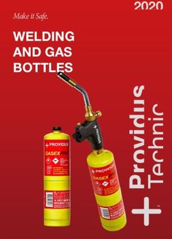 WELDING AND GAS BOTTLES - Make it Safe. 2020 - Kreativ SRL