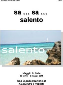 Salento - viaggio in italia Con la partecipazione di Alessandra e Roberto 26 aprile - 2 maggio 2015