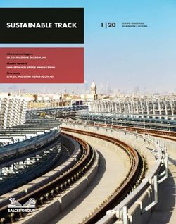 SUSTAINABLE TRACK - SALCEF GROUP SPA