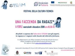 FESTIVAL DELLA CULTURA TECNICA - Orientati al futuro