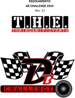 REGOLAMENTO dB CHALLENGE 2019 - Rev. 11 - Tuning & Hifi Events