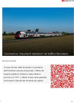 Coronavirus: importanti restrizioni nel traffico ferroviario - SBB News