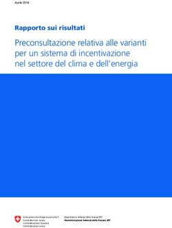 Preconsultazione relativa alle varianti per un sistema di incentivazione nel settore del clima e dell'energia
