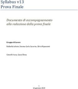 Syllabus v13 Prova Finale - Documento di accompagnamento alla redazione della prova finale - Studenti Cattolica