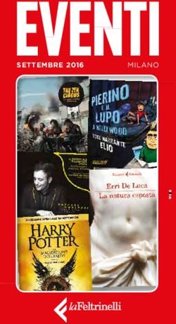 EVENTIMILANO SETTEMBRE 2016 - Terrenuove Onlus