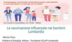 LA VACCINAZIONE INFLUENZALE NEI BAMBINI LOMBARDIA - MARINA PICCA PEDIATRA DI FAMIGLIA, MILANO - PRESIDENTE SICUPP LOMBARDIA