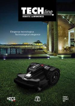 Eleganza tecnologica Technological elegance - Tech Line Robot Lawn Mower