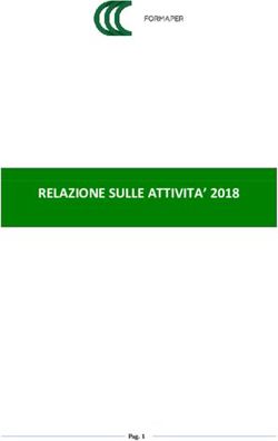 RELAZIONE SULLE ATTIVITA' 2018 - Formaper