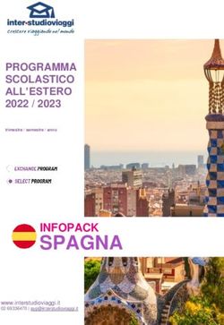 SPAGNA INFOPACK - PROGRAMMA SCOLASTICO ALL'ESTERO 2022 / 2023 - InterStudioViaggi
