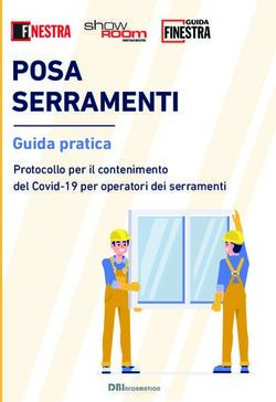 POSA SERRAMENTI Guida pratica Protocollo per il contenimento del Covid-19 per operatori dei serramenti - Commercio PVC Nettuno