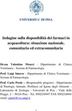 Indagine sulla disponibilità dei farmaci in acquacoltura: situazione nazionale, comunitaria ed extracomunitaria
