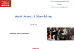 Match Analysis & Video Editing - Relatore : Stefano Vanoncini - FIP