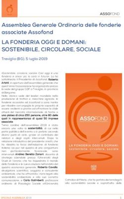 LA FONDERIA OGGI E DOMANI: SOSTENIBILE, CIRCOLARE, SOCIALE - Assofond