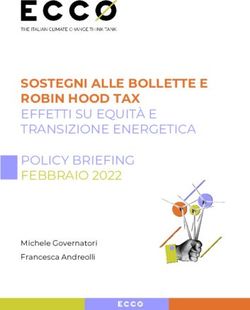 SOSTEGNI ALLE BOLLETTE E ROBIN HOOD TAX EFFETTI SU EQUIT&Agrave; E TRANSIZIONE ENERGETICA POLICY BRIEFING FEBBRAIO 2022 - Michele Governatori Francesca ...