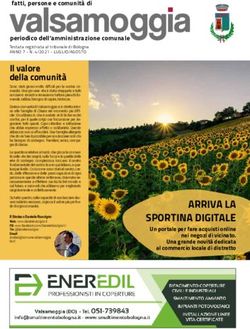 Il valore della comunit&agrave; - fatti, persone e comunit&agrave; di periodico dell'amministrazione comunale - Comune di Valsamoggia