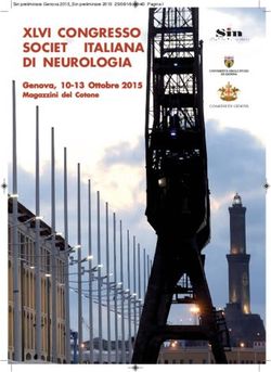 XLVI CONGRESSO SOCIETÀ ITALIANA DI NEUROLOGIA - Genova, 10-13 Ottobre 2015 Magazzini del Cotone