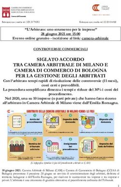 SIGLATO ACCORDO TRA CAMERA ARBITRALE DI MILANO E CAMERA DI COMMERCO DI BOLOGNA PER LA GESTIONE DEGLI ARBITRATI - Camera di ...